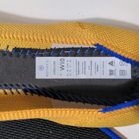 ROTHY'S THE POINT MARIGOLD WOMEN'S FLAT SHOE - Picture 7 of 15